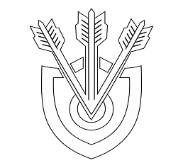 Three Arrow crest symbol logo